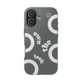 Trendsetter Grey | Circle Pattern iPhone Case